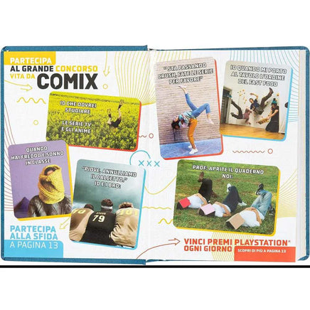 AGENDA COMIX 2024 16 MESI mini Blue Metallic - Giocattoli e Bambini - Toys Store8058263171014