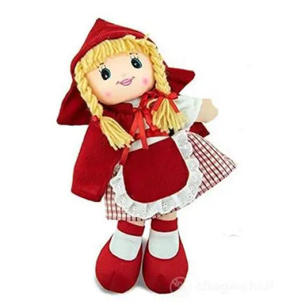 Bambola In Pezza Cappuccetto Rosso 30 Cm - Carlotta delle