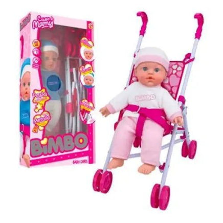 Bambola parlante con passeggino - Giocattoli e Bambini - Toys Store8014966424819