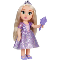 Bambola Rapunzel 38 cm con tiara e scarpette