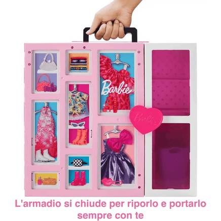 Barbie Armadio dei Sogni con bambola - Giocattoli e Bambini - Toys Store194735060238