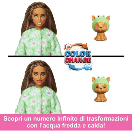 Barbie Bambola Cutie Reveal Cagnolino - Rana - Giocattoli e Bambini - Toys Store0194735178742