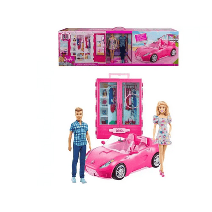 BARBIE Playset Armadio dei Sogni con auto e bambole - Giocattoli e Bambini - Toys Store887961928044