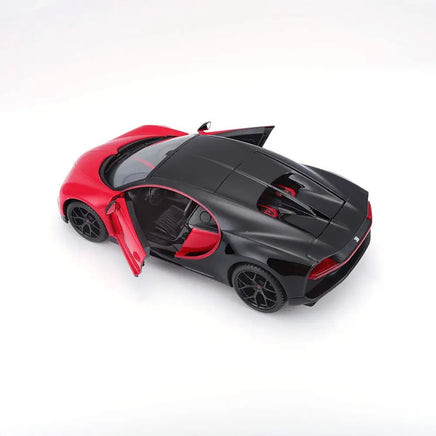 Bugatti Chiron modellino rosso e nero 1:24 - Giocattoli e Bambini - Toys Store090159315247