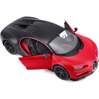 Bugatti Chiron modellino rosso e nero 1:24 - Giocattoli e Bambini - Toys Store090159315247