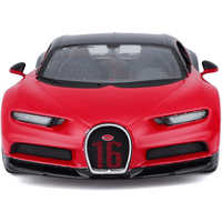 Bugatti Chiron modellino rosso e nero 1:24 - Giocattoli e Bambini - Toys Store090159315247