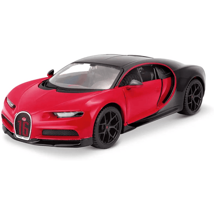 Bugatti Chiron modellino rosso e nero 1:24 - Giocattoli e Bambini - Toys Store090159315247