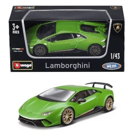 Burago Lamborghini 1:43 colore verde - Giocattoli e Bambini - Toys Store4893993011216