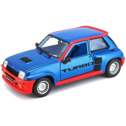 Burago Renault 5 Turbo blu metallizzato 1982 1:24 - Giocattoli e Bambini - Toys Store4893993210886