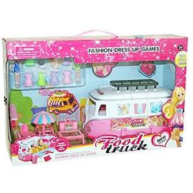 Camper Giocattolo Food Truck Pulmino Vacanze con accessori e Bamboline - Giocattoli e Bambini - Toys Store8010362440866