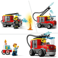 Caserma dei pompieri e autopompa LEGO City 60375 - Giocattoli e Bambini - Toys Store5702017416359