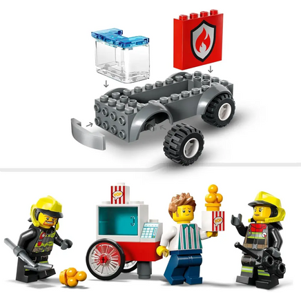 Caserma dei pompieri e autopompa LEGO City 60375