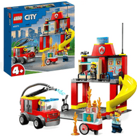 Caserma dei pompieri e autopompa LEGO City 60375 - Giocattoli e Bambini - Toys Store5702017416359