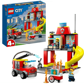 Caserma dei pompieri e autopompa LEGO City 60375 - Giocattoli e Bambini - Toys Store5702017416359