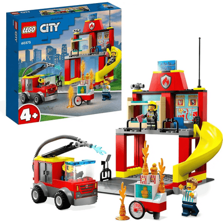 Caserma dei pompieri e autopompa LEGO City 60375 - Giocattoli e Bambini - Toys Store5702017416359