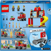 Caserma dei pompieri e autopompa LEGO City 60375 - Giocattoli e Bambini - Toys Store5702017416359