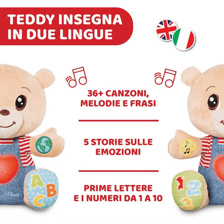 Chicco Teddy orso delle emozioni Bilingue - Giocattoli e Bambini - Toys Store8058664067374