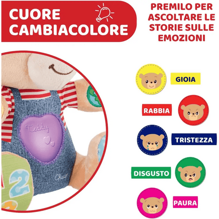 Chicco Teddy orso delle emozioni Bilingue - Giocattoli e Bambini - Toys Store8058664067374