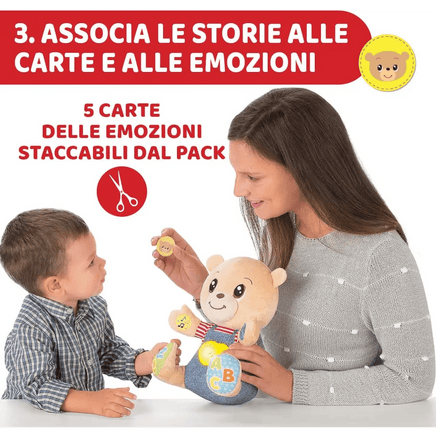 Chicco Teddy orso delle emozioni Bilingue - Giocattoli e Bambini - Toys Store8058664067374