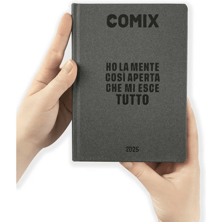 COMIX Agenda Diario 16 Mesi Scuola 2024 - 2025 Nero carbone - Giocattoli e Bambini - Toys Store8058263201377