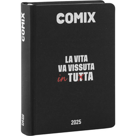 COMIX Agenda Diario 16 Mesi Scuola 2024 - 2025 Nero/Bianco - Giocattoli e Bambini - Toys Store8058263201346