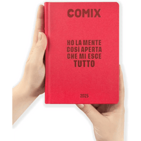 COMIX Agenda Diario 16 Mesi Scuola 2024 - 2025 Rosso - Giocattoli e Bambini - Toys Store8058263201384