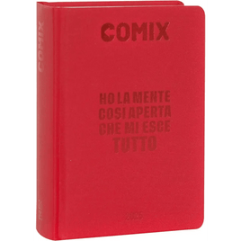 COMIX Agenda Diario 16 Mesi Scuola 2024 - 2025 Rosso - Giocattoli e Bambini - Toys Store8058263201384