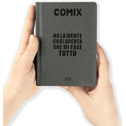 COMIX Agenda Diario Mignon Plus 16 Mesi Scuola 2024 - 2025 Nero Carbone - Giocattoli e Bambini - Toys Store8058263201636