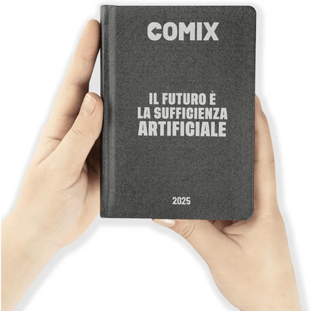 COMIX Agenda Diario Mignon Plus 16 Mesi Scuola 2024 - 2025 Nero e argento - Giocattoli e Bambini - Toys Store8058263201612