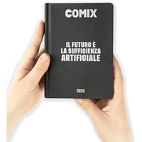 COMIX Agenda Diario Mini 16 Mesi Scuola 2024 - 2025 Nera e Argento - Giocattoli e Bambini - Toys Store8058263201483