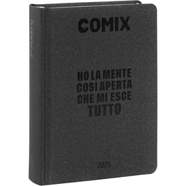 COMIX Agenda Diario Mini 16 Mesi Scuola 2024 - 2025 Nero Carbone - Giocattoli e Bambini - Toys Store8058263201506