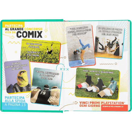 COMIX Diario Mignon Plus 2023/24 azzurro Lavagna - Giocattoli e Bambini - Toys Store8058263171168