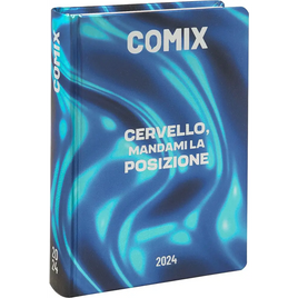 COMIX Diario Mignon Plus 2023/24 blu Cervello mandami