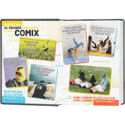 COMIX Diario Mignon Plus 2023/24 nero C'è chi droppa e chi niente - Giocattoli e Bambini - Toys Store8058263171106