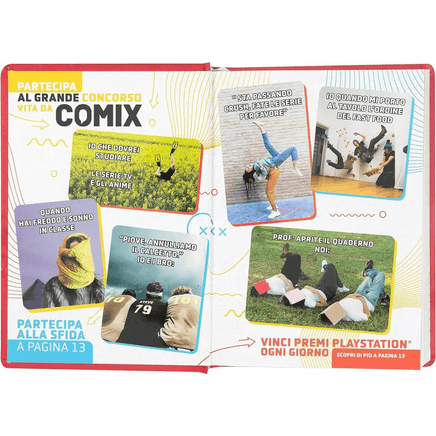 COMIX Diario Mignon Plus 2023/24 rosso C'è chi droppa e chi niente - Giocattoli e Bambini - Toys Store8058263171151