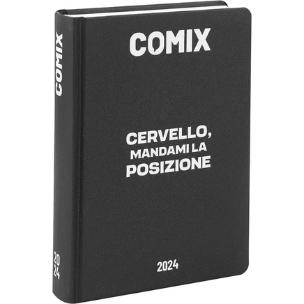 COMIX Standard Agenda 2023-24 Black&White Cervello mandami