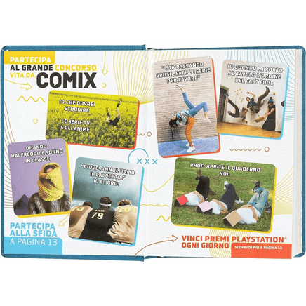 COMIX Standard Agenda 2023 - 24 Blue Metallic - Giocattoli e Bambini - Toys Store8058263170888