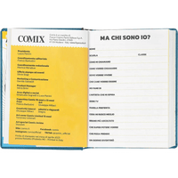 COMIX Standard Agenda 2023 - 24 Blue Metallic - Giocattoli e Bambini - Toys Store8058263170888