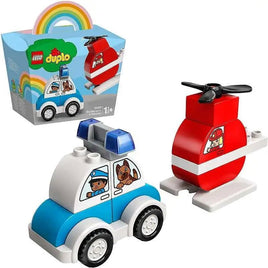 Elicottero antincendio e Auto della polizia LEGO Duplo 10957 - Giocattoli e Bambini - Toys Store5702016911282