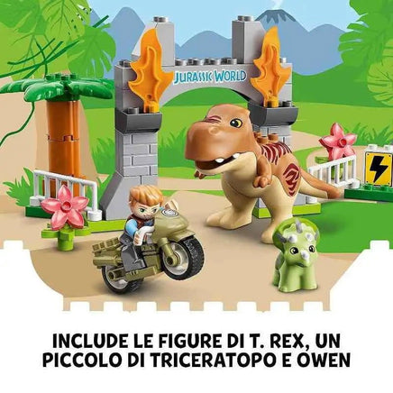 Fuga del T.rex e del Triceratopo LEGO Duplo 10939 - Giocattoli e Bambini - Toys Store5702016911091