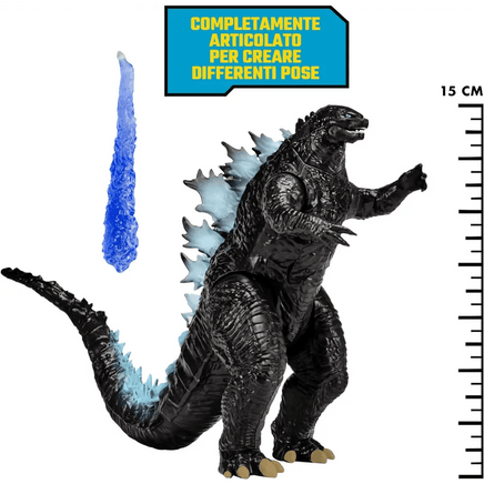 Godzilla x Kong Il Nuovo Impero - Godzilla con raggio di calore - Giocattoli e Bambini - Toys Store8056379163459