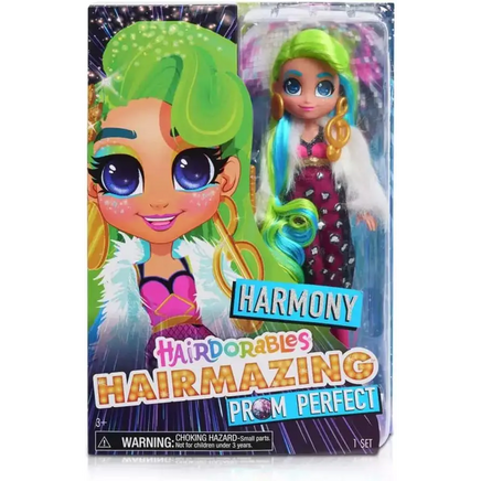 Hairdorables Hairmazing Prom Perfect bambola Harmony