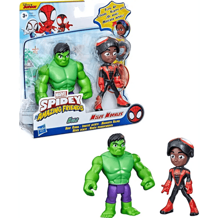 Hasbro Spidey Miles morale e Hulk confezione doppia - Giocattoli e Bambini - Toys Store5010993866823