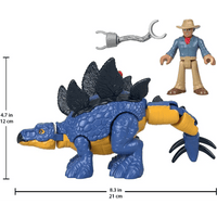 Imaginext Jurassic World Stegosauro e Dr. Grant - Giocattoli e Bambini - Toys Store887961933505