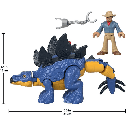 Imaginext Jurassic World Stegosauro e Dr. Grant - Giocattoli e Bambini - Toys Store887961933505