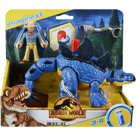 Imaginext Jurassic World Stegosauro e Dr. Grant - Giocattoli e Bambini - Toys Store887961933505