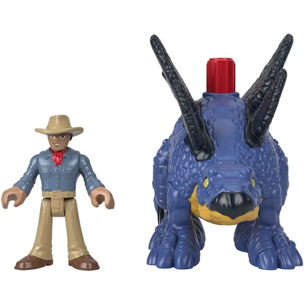 Imaginext Jurassic World Stegosauro e Dr. Grant