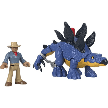 Imaginext Jurassic World Stegosauro e Dr. Grant - Giocattoli e Bambini - Toys Store887961933505