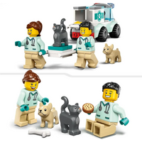 LEGO City 60382 Furgoncino di soccorso del veterinario