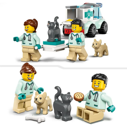 LEGO City 60382 Furgoncino di soccorso del veterinario